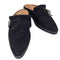 SYUMAN. 23SS Rubbersole mule ベルベットミュールローファー メンズ