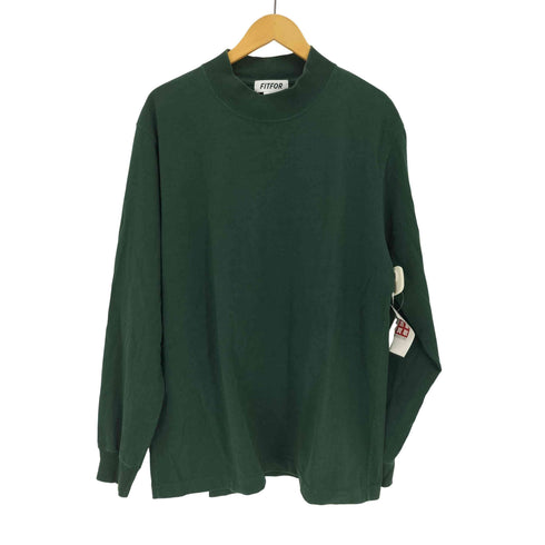 fitfor モックネック 長袖カットソー メンズ L