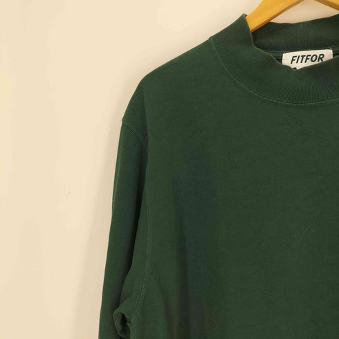 fitfor モックネック 長袖カットソー メンズ L