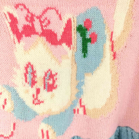 tntntutu S/S デザインニットワンピース レディース