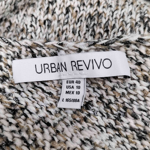 アーバン レヴィヴォ URBAN REVIVO デザインニットワンピース レディース US:10