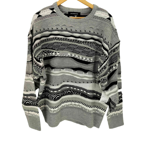 ジャックローズ JACKROSE 90S アクリル 3Dニット メンズ JPN:4