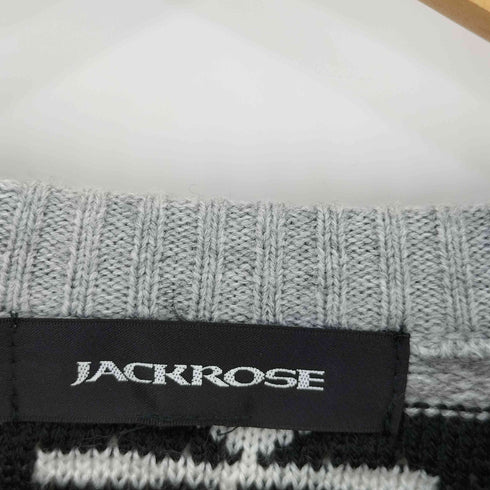 ジャックローズ JACKROSE 90S アクリル 3Dニット メンズ JPN:4