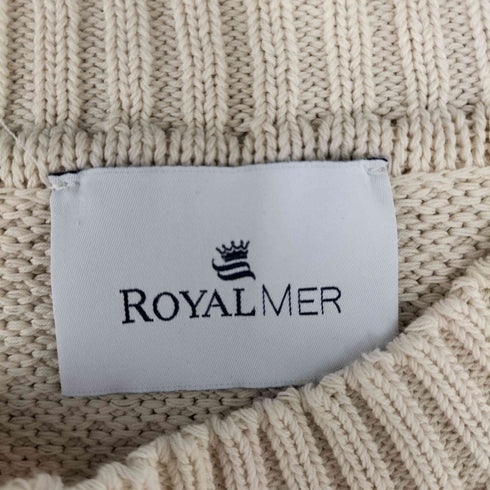 royalmer コットン メッシュ ミドルゲージ クルーネックニット メンズ JPN:M