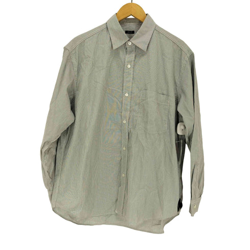 アダムエロペワイルドライフテーラー Adam et Rope WILD LIFE TAILOR ッシャードレスストライプレギュラーカラーシャツ メンズ JPN:M