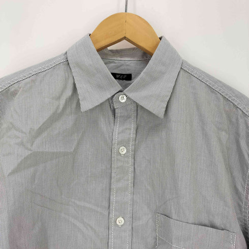 アダムエロペワイルドライフテーラー Adam et Rope WILD LIFE TAILOR ッシャードレスストライプレギュラーカラーシャツ メンズ JPN:M