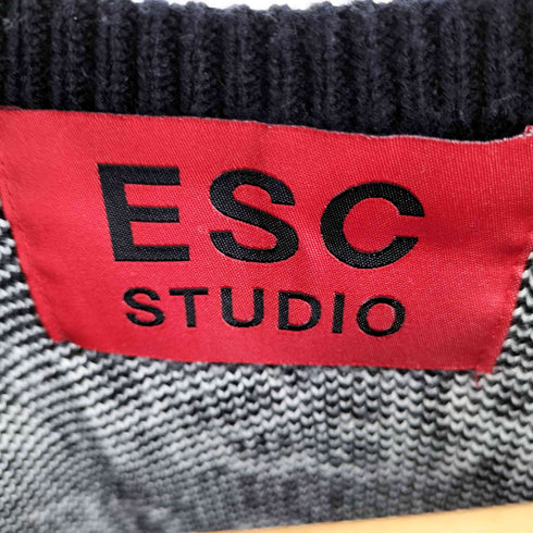 イーエスシーステュディオ ESC STUDIO ニットベスト メンズ