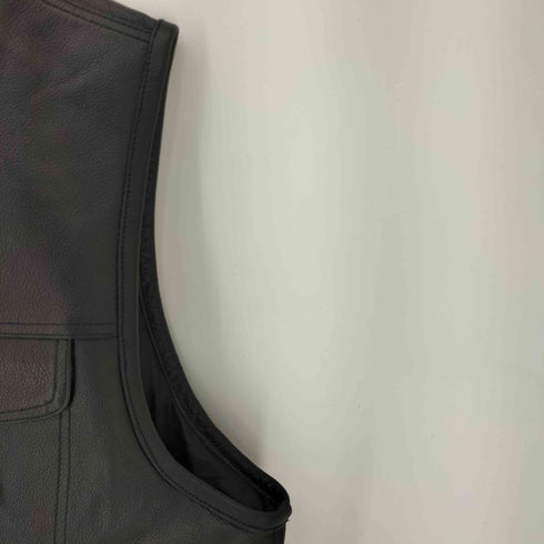 HOT LEATHERS 10ポケット ハンティングレザーベスト メンズ 3XL