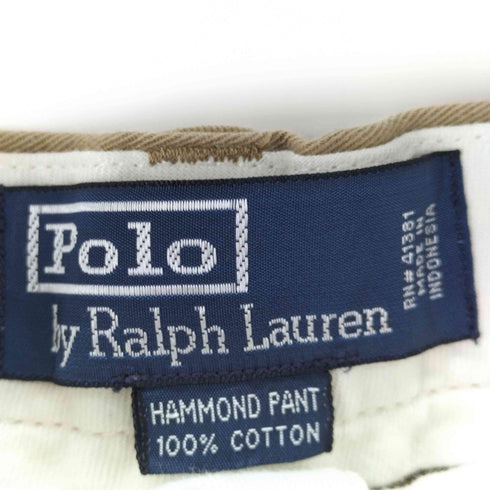 ポロバイラルフローレン Polo by RALPH LAUREN 90S HAMMOND PANT 2タックチノパンツ メンズ 32/30