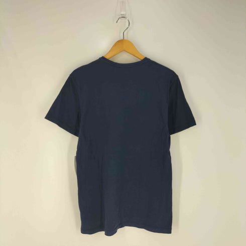 メゾンキツネ MAISON KITSUNE ロゴ刺繍 トリコロールカラー ポケット Tシャツ メンズ import:M