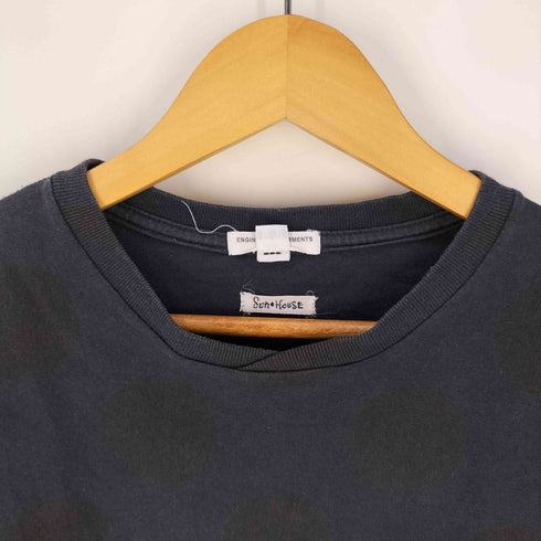 エンジニアードガーメンツ Engineered Garments ドット柄 ポケット付き クルーネックTシャツ メンズ JPN:M