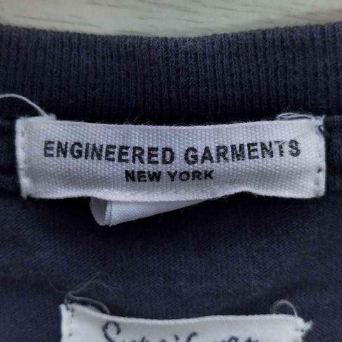 エンジニアードガーメンツ Engineered Garments ドット柄 ポケット付き クルーネックTシャツ メンズ JPN:M