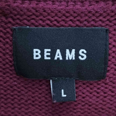 ビームス BEAMS 3ゲージレタードビッグカーディガン メンズ JPN:L
