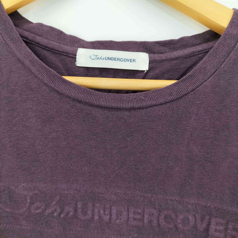 ジョンアンダーカバー John UNDERCOVER パイピング ロゴプリント L/S カットソー メンズ JPN:3