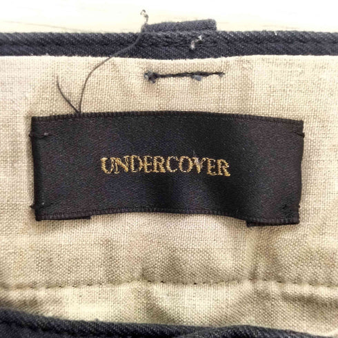 アンダーカバー UNDERCOVER 裏地リネン コットン ワイドパンツ メンズ JPN:2