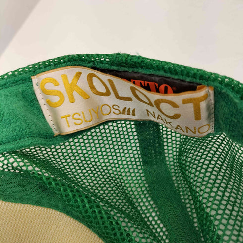 スコロクト SKOLOCT 刺繍 メッシュ6パネルキャップ メンズ