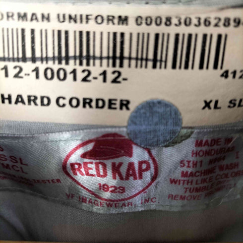 レッドキャップ RED KAP ワーク 半袖シャツ メンズ JPN:XL