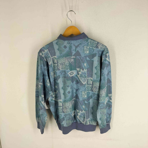REALISTIC 総柄 リブ 長袖シャツ vintage メンズ M