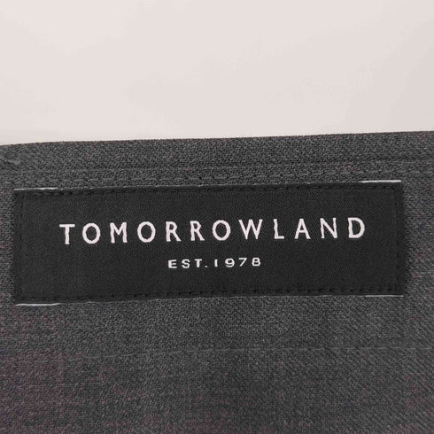 トゥモローランド TOMORROWLAND ウールポリエステル イージースラックス メンズ