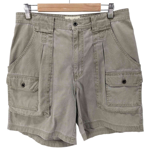 エディーバウアー Eddie Bauer 90S コットンカーゴショーツ マルチポケット メンズ 33