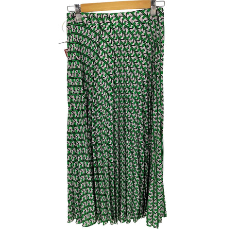 ザラ ZARA GEOMETRIC PRINT PLEATED SKIRT レディース USA S