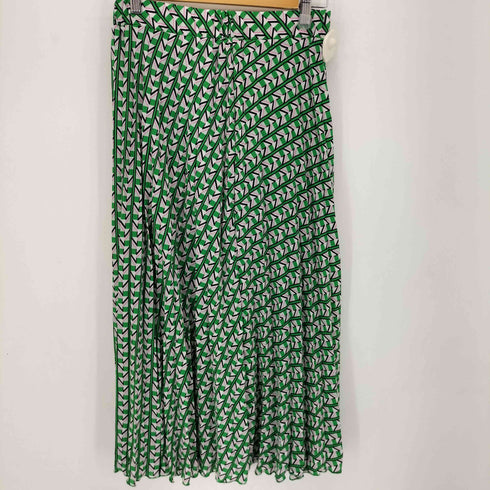 ザラ ZARA GEOMETRIC PRINT PLEATED SKIRT レディース USA S