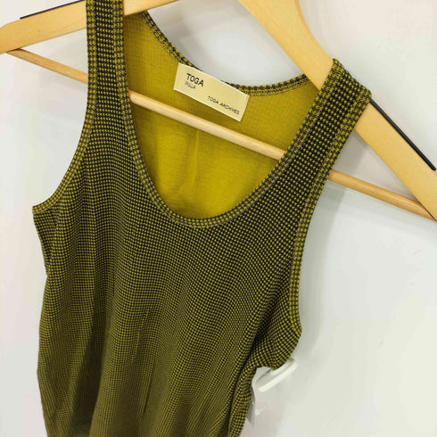 トーガプルラ TOGA PULLA 千鳥格子 タンクトップ レディース ONE SIZE