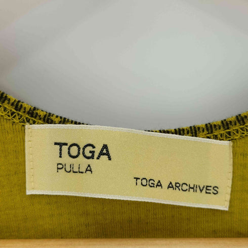 トーガプルラ TOGA PULLA 千鳥格子 タンクトップ レディース ONE SIZE