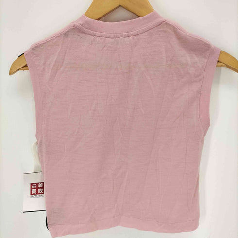 オーラリー AURALEE SUPER SOFT WOOL SHEER JERSEY SHORT SLEEVELESS レディース