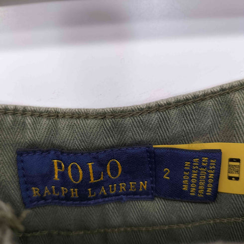 ポロラルフローレン POLO RALPH LAUREN ヘリンボーンミリタリーテーパードワークパンツ レディース JPN:2