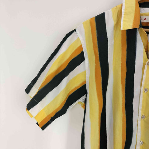 マルニ MARNI コットンポプリン シャツ ストライプ メンズ 46