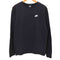 ナイキ NIKE ワンポイントロゴ刺繍 L/S プルオーバー スウェット メンズ import:L