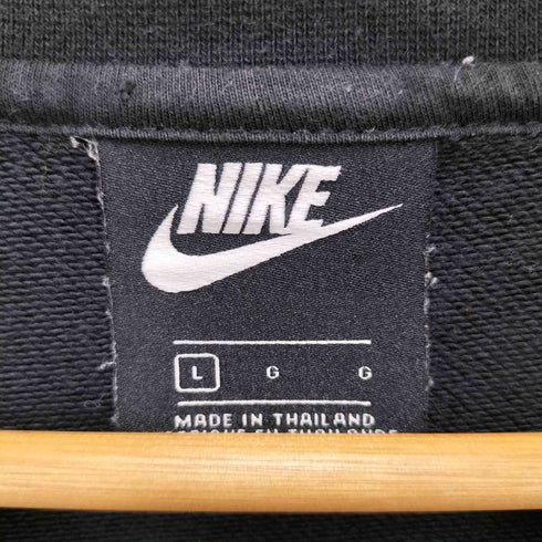 ナイキ NIKE ワンポイントロゴ刺繍 L/S プルオーバー スウェット メンズ import:L