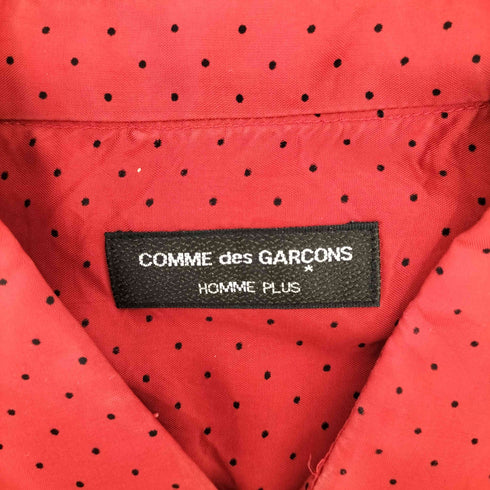 コムデギャルソンオムプリュス COMME des GARCONS HOMME PLUS AD1999 スーベニールキッチュ期 素材切り替え シルクフラワーシャツ メンズ