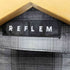 レフレム REFLEM バックプリントチェックシャツ メンズ FREE