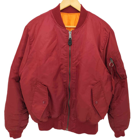 アルファインダストリーズ ALPHA INDUSTRIES PABLO MA-1 バックプリントボンバージャケット メンズ L