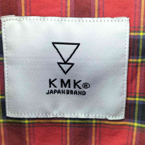 ケーエムケージャパンブランド KMK JAPAN BRAND コットン チェックレギュラーカラーシャツ メンズ JPN:M