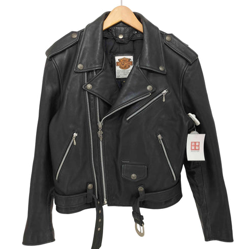 ハーレーダビッドソン HARLEY-DAVIDSON ダブルライダースジャケット SCREAMIN'EAGLE メンズ 40