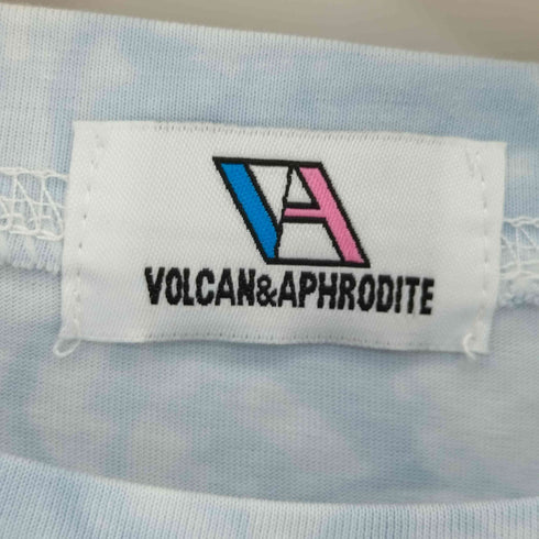 ヴォルカンアンドアフロダイティ VOLCAN&APHRODITE タイダイ染め ラメデザイン クルーネック L/STシャツ メンズ FREE