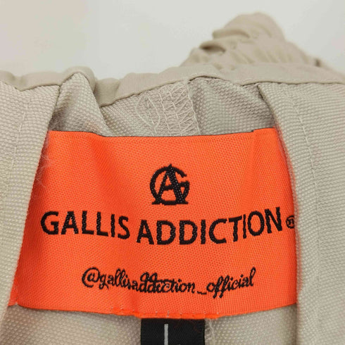 ガリスアディクション GALLIS ADDICTION ロゴプリント ナイロンイージーパンツ メンズ JPN:L