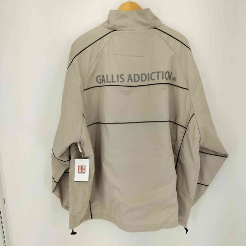 ガリスアディクション GALLIS ADDICTION ワンポイント刺繍 ナイロン ジップアップジャケット メンズ JPN:L