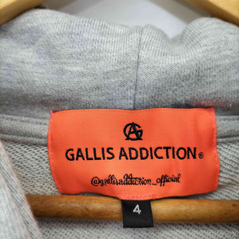 ガリスアディクション GALLIS ADDICTION パッチ刺繍 プルオーバーパーカー メンズ JPN:4