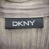 ダナキャランニューヨーク DKNY スナップボタン 凹凸 ストライプ レギュラーカラー シャツ Y2K メンズ import:L