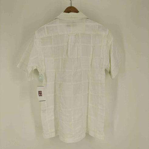 エディーバウアー Eddie Bauer 緑タグ パッチワーク コットン 開襟 S/S オープンカラーシャツ メンズ import:S