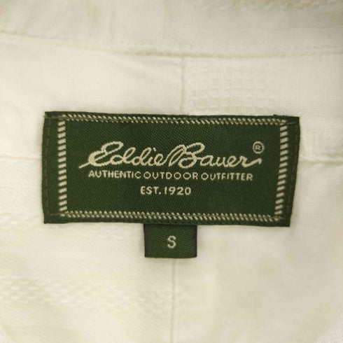 エディーバウアー Eddie Bauer 緑タグ パッチワーク コットン 開襟 S/S オープンカラーシャツ メンズ import:S