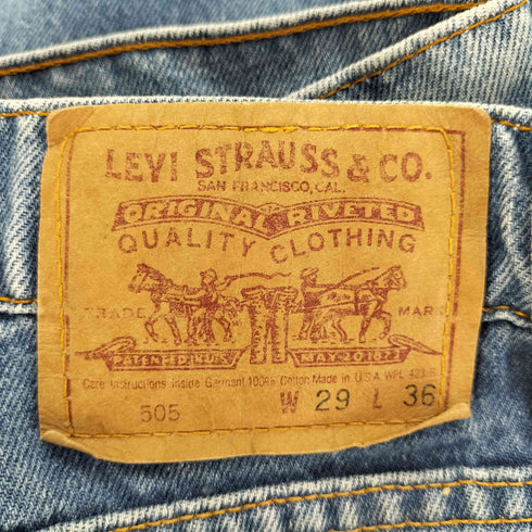 リーバイス Levis 90S USA製 505 ボタン裏501刻印 アルバカーキ 5ポケット デニム パンツ メンズ W29 L36