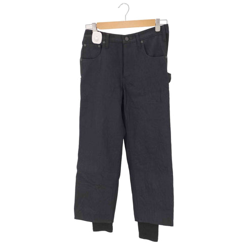 ヨウジヤマモト Yohji Yamamoto COLLECTIONS 変形バックポケットデニムパンツ レディース JPN:1