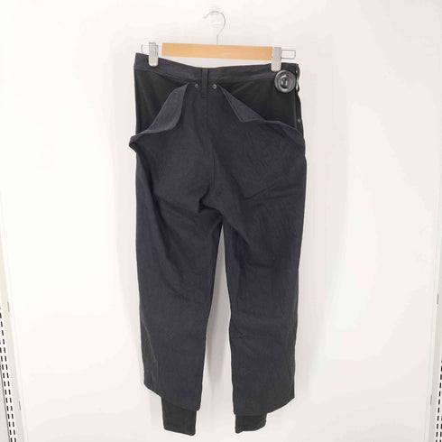 ヨウジヤマモト Yohji Yamamoto COLLECTIONS 変形バックポケットデニムパンツ レディース JPN:1