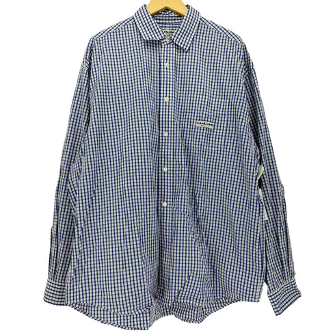 CAHLUMN Directed by A.H ロゴパッチ チェック柄 レギュラーカラー L/S シャツ メンズ import:XL