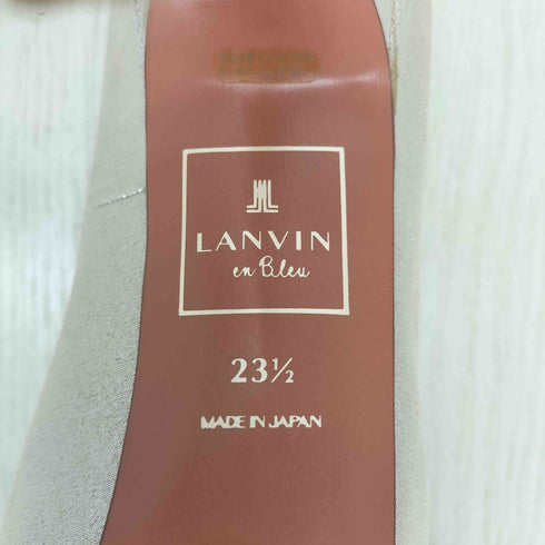 ランバンオンブルー LANVIN en Bleu オープントゥ サンダル レディース JPN:23.5